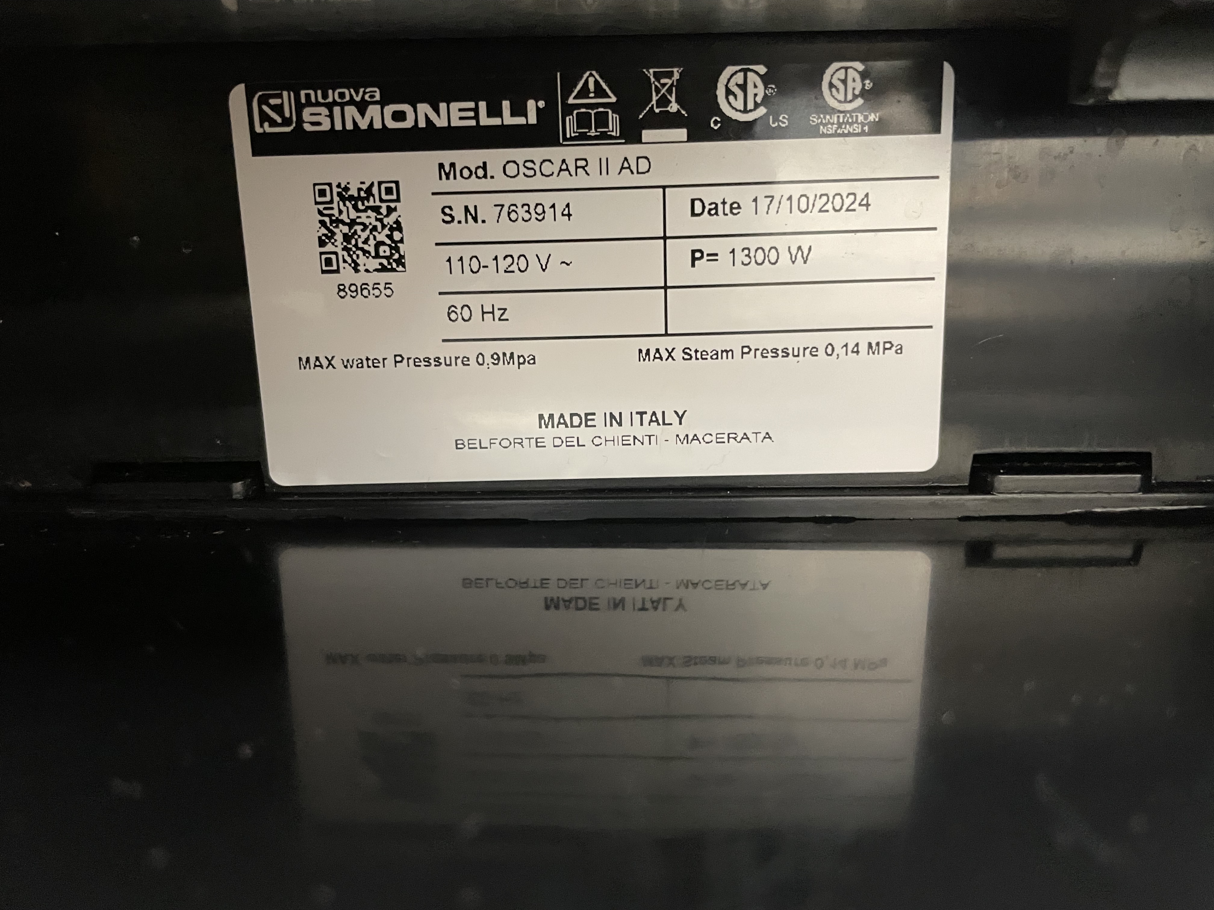 Demo Espresso Machine